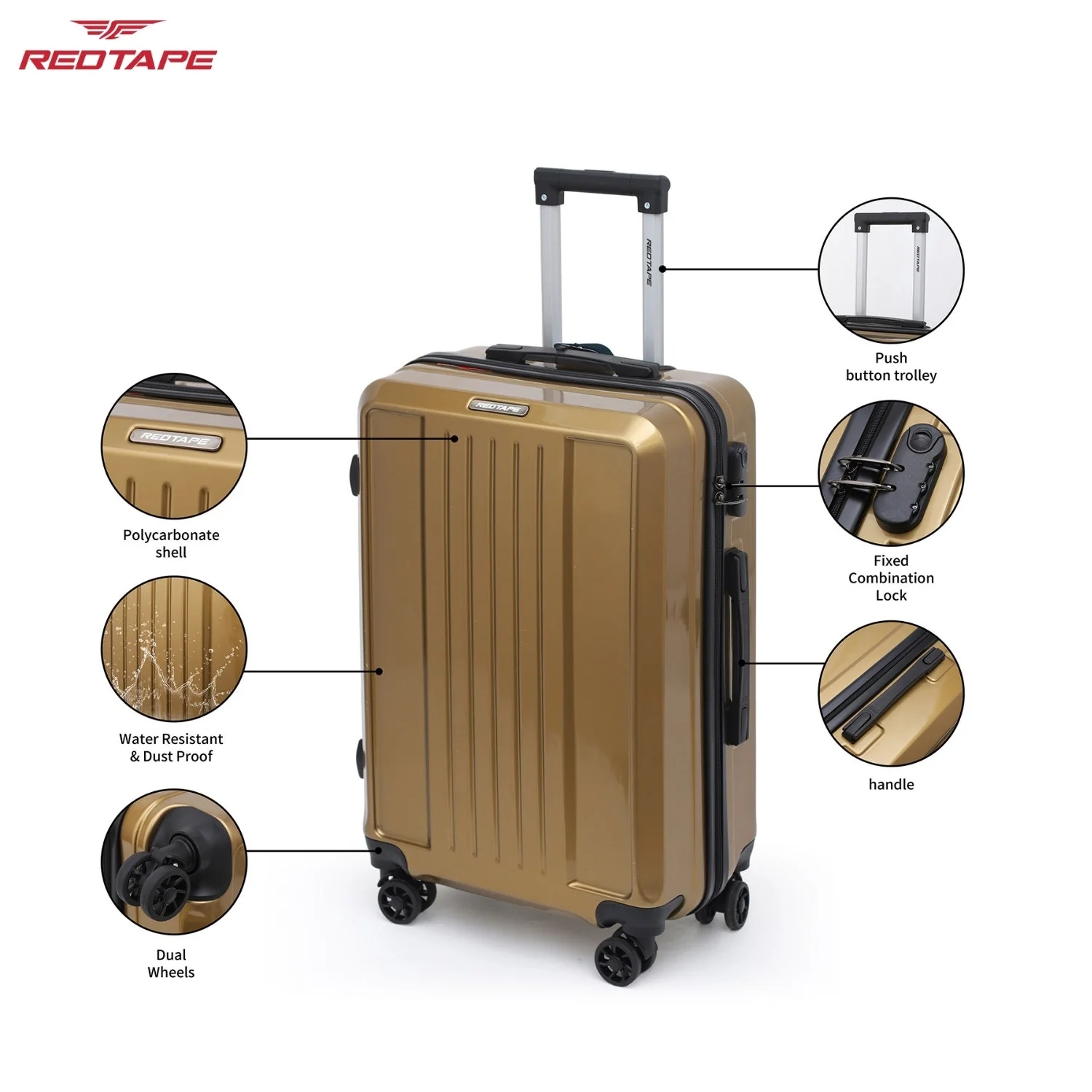 100L Hard Luggage Trolley Bag for Travel - Image 3