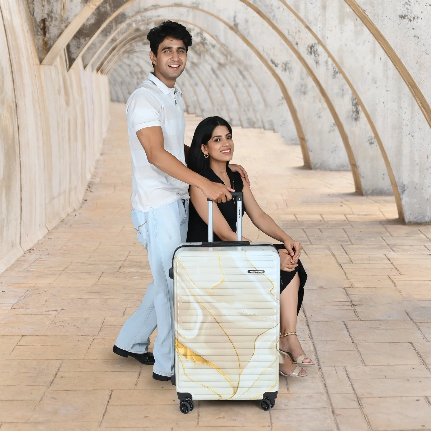 100L Hard Luggage Trolley Bag for Travel