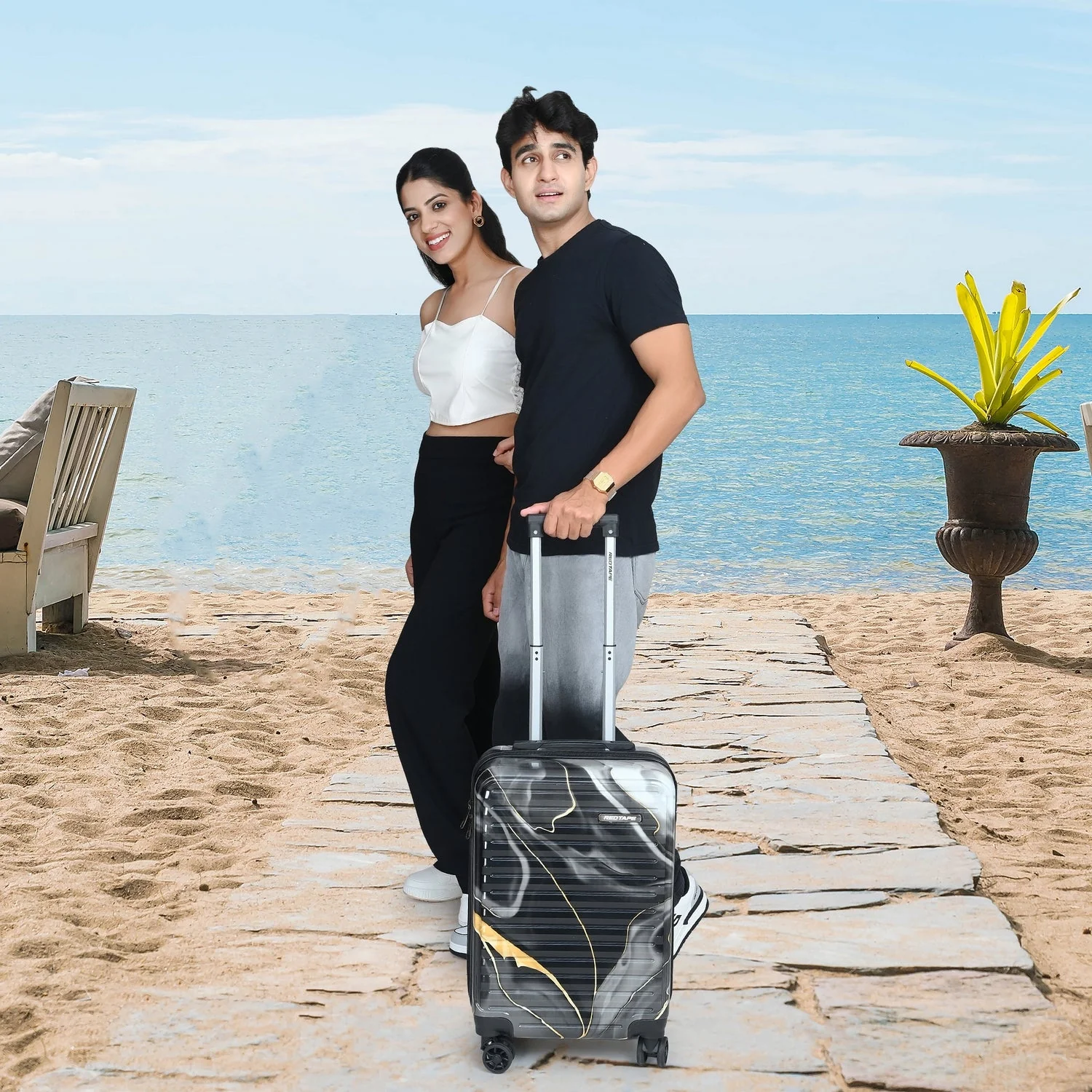 40L Hard Luggage Trolley Bag for Travel