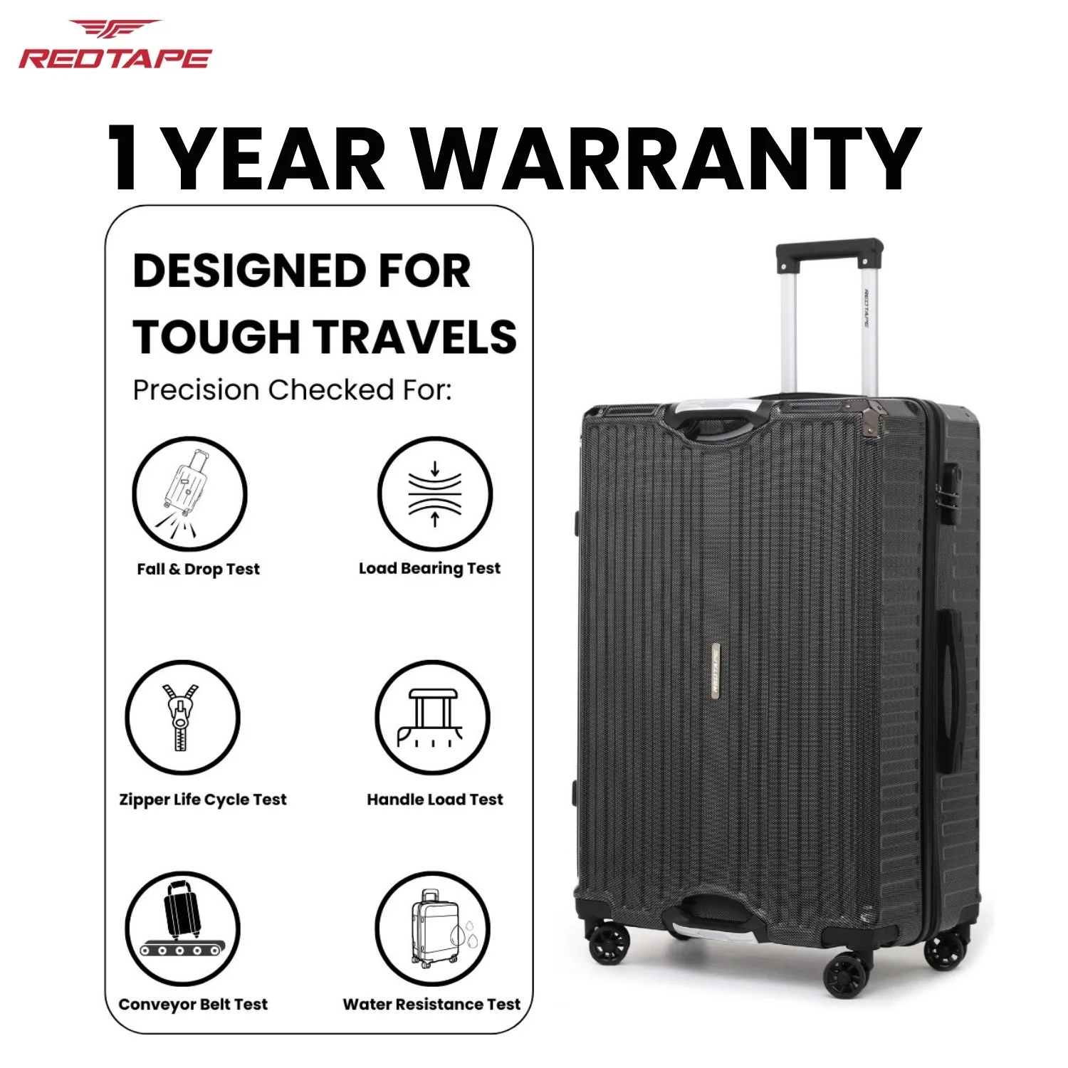 40L Hard Luggage Trolley Bag for Travel - Image 6