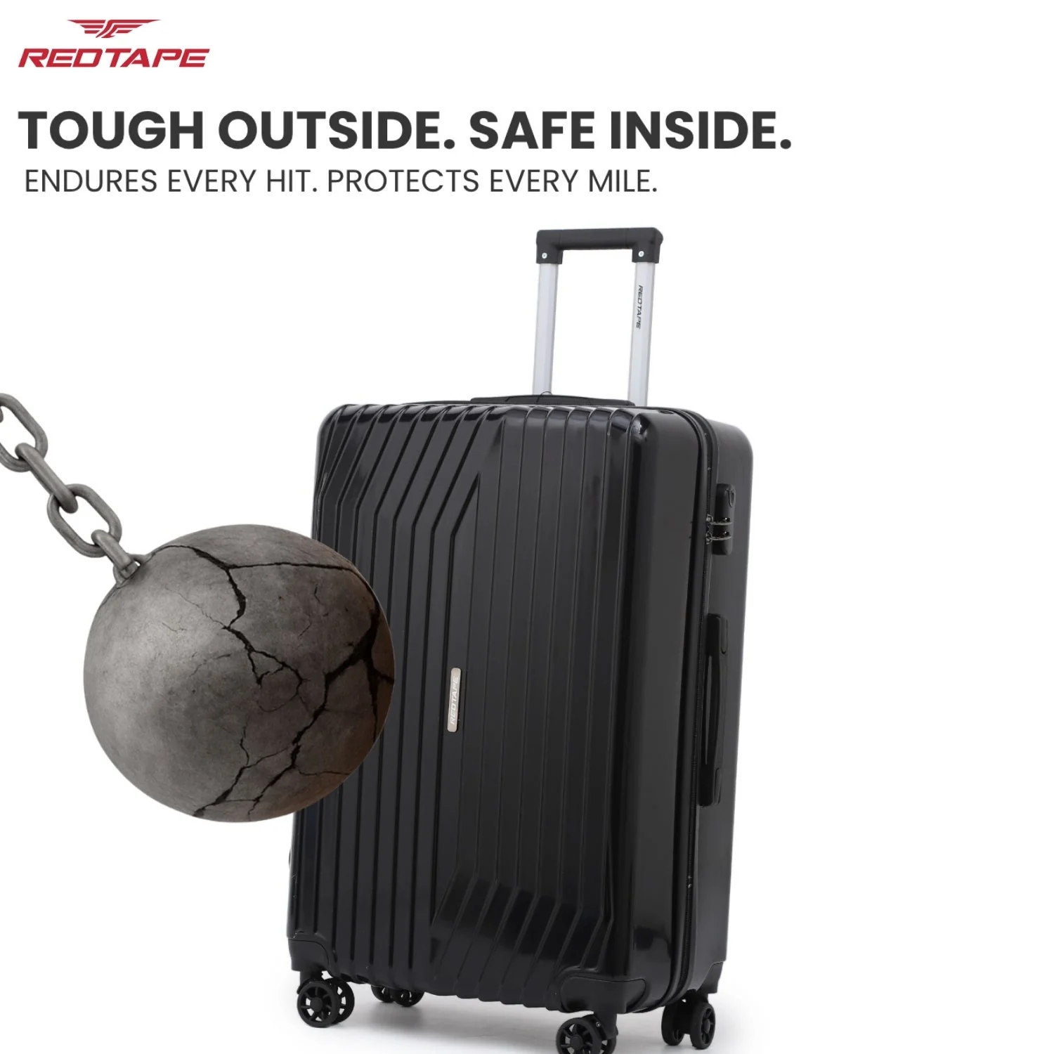 60L Hard Luggage Trolley Bag for Travel - Image 5