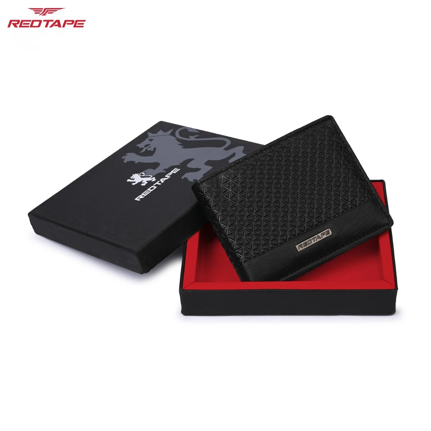 Black RFID Leather Wallet for Men