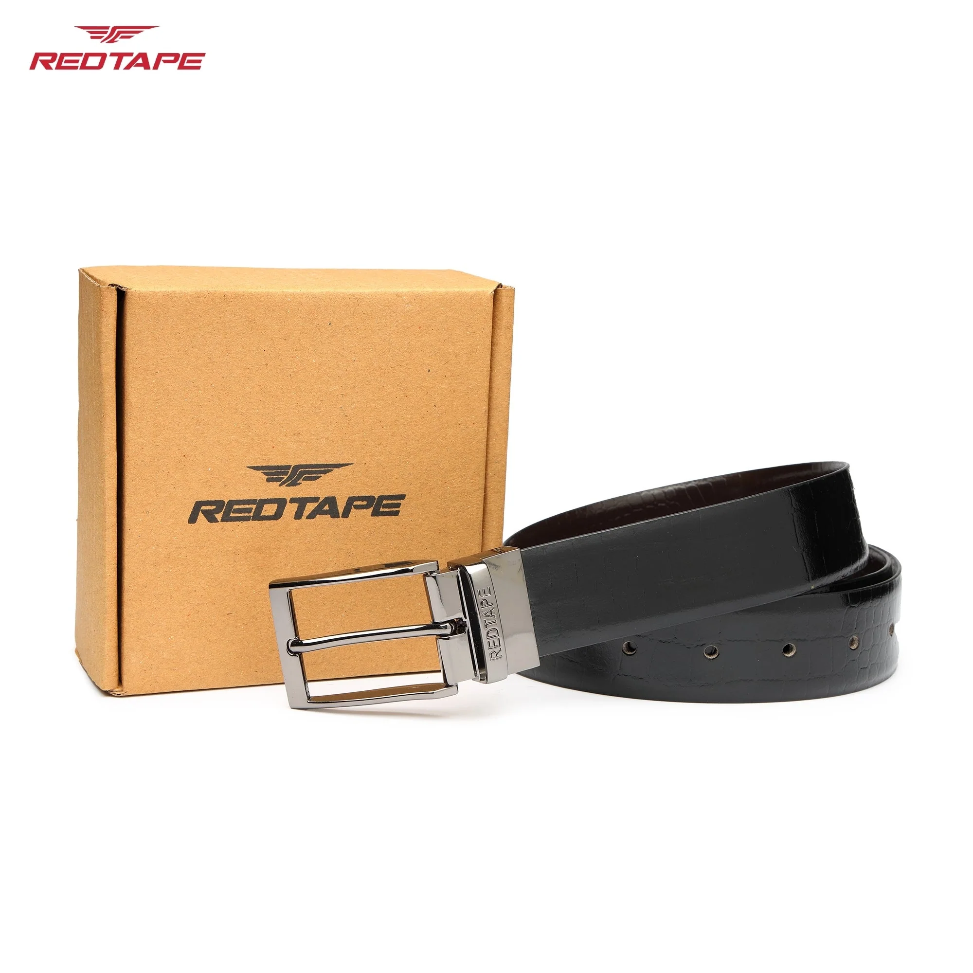 Black & Brown Genuine Leather Belt for Men