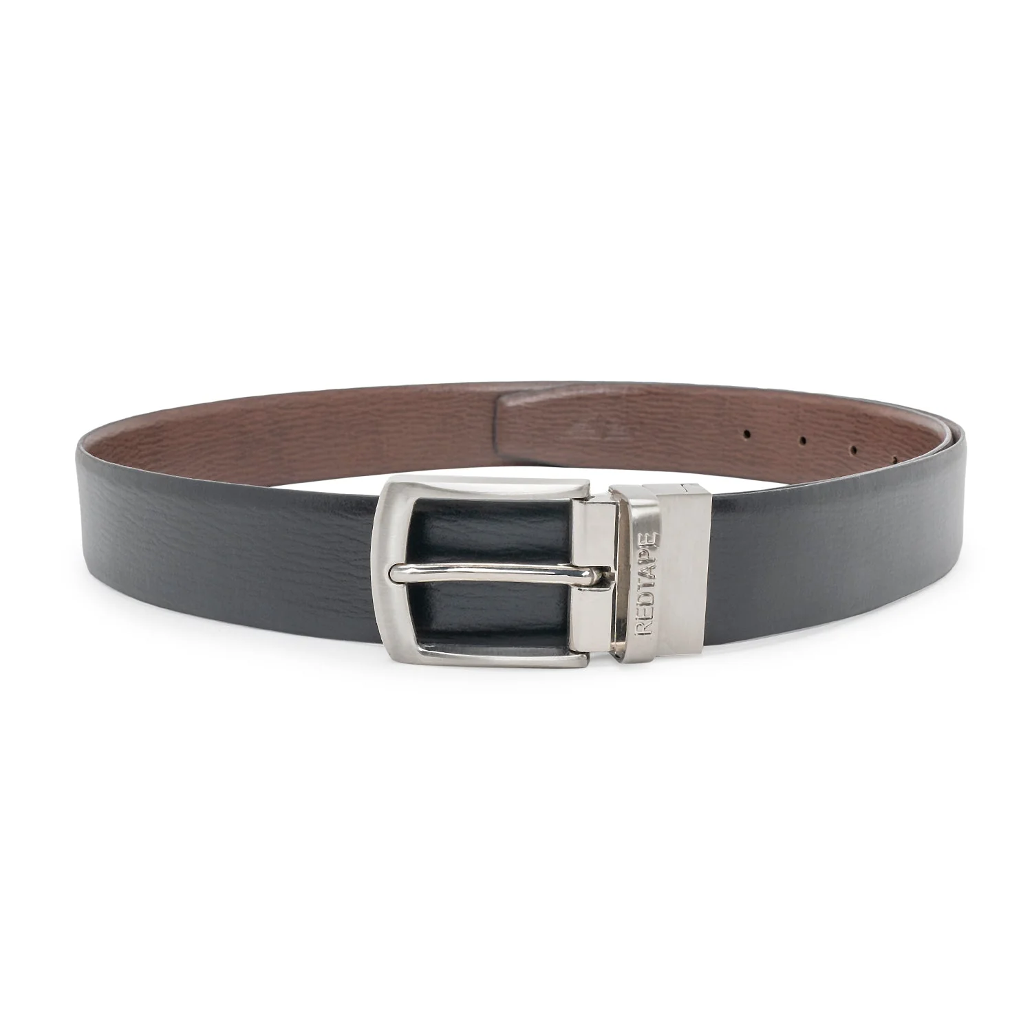 Black Brown Genuine Leather Wallet & Belt for Men - Image 4