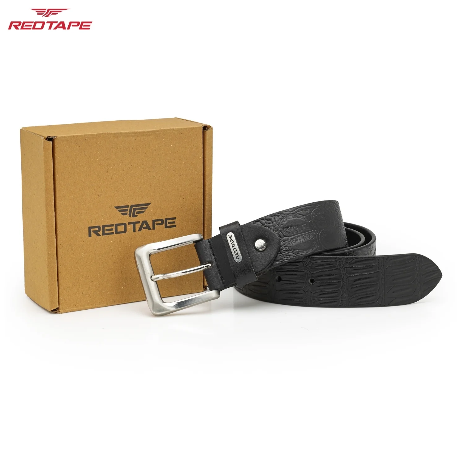 Black Casual Belt for Men