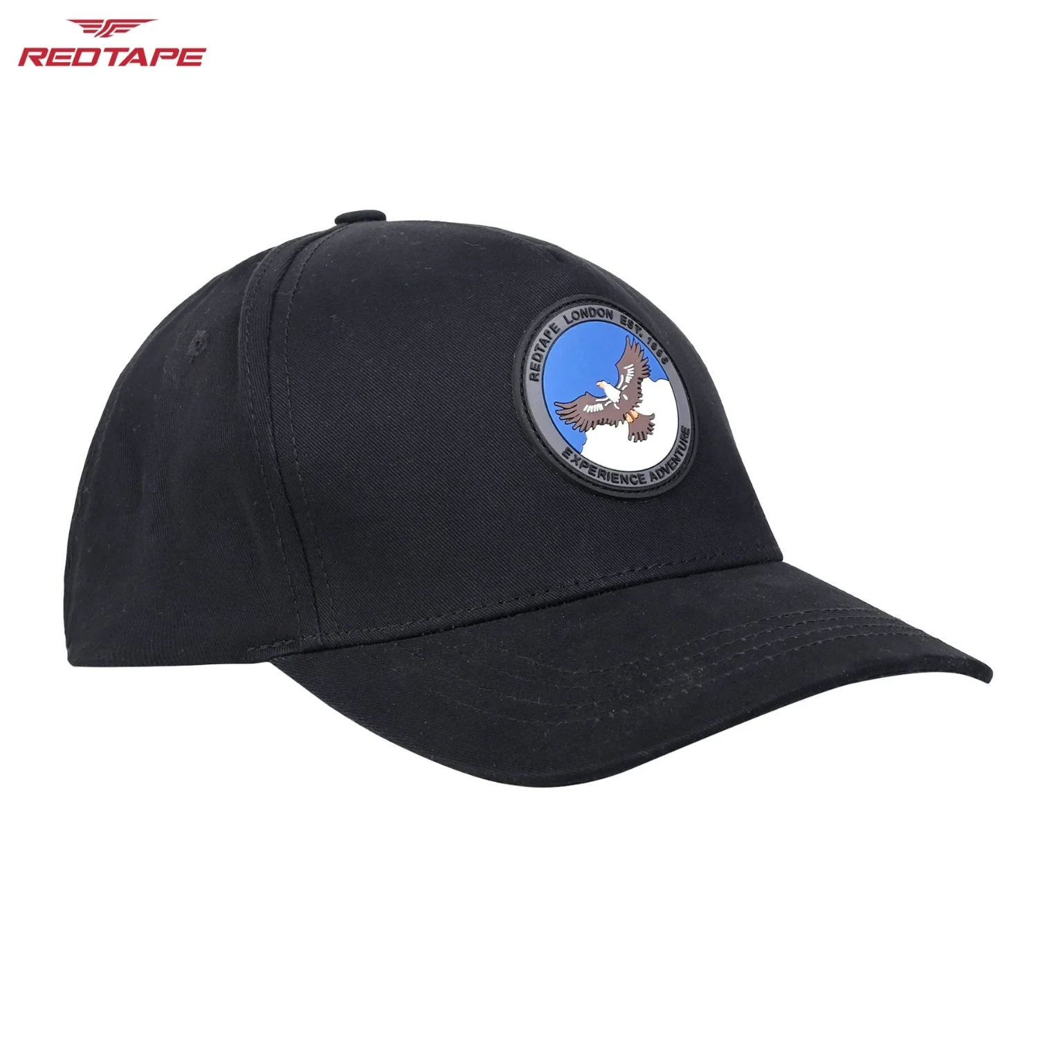 Black Solid Baseball Unisex Cap for Men & Women