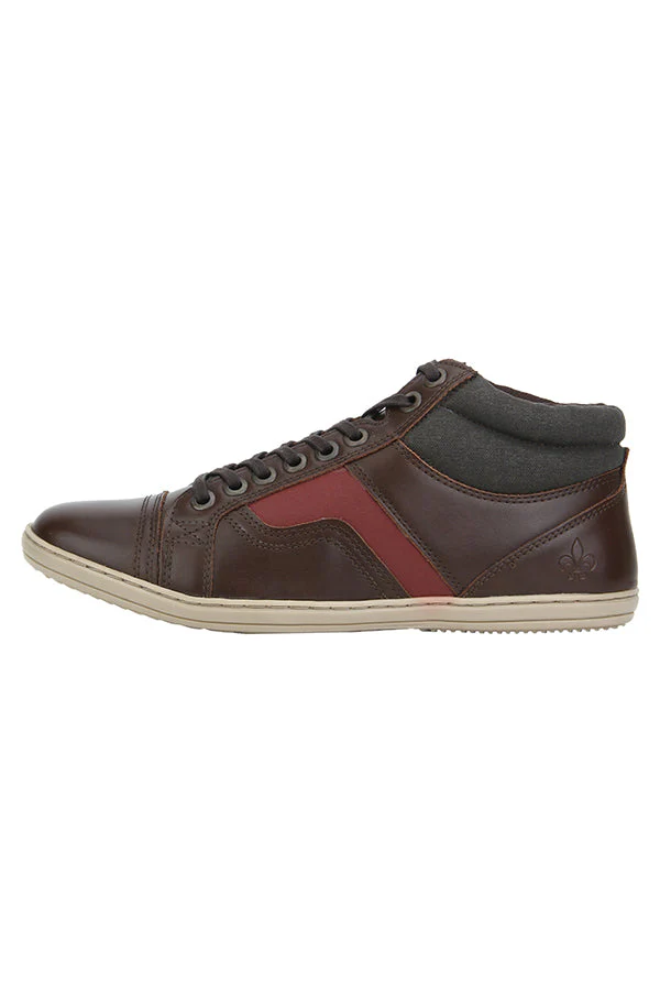 Men Brown Sneakers - Image 3