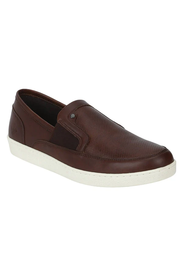 Men's Dark Tan Loafers