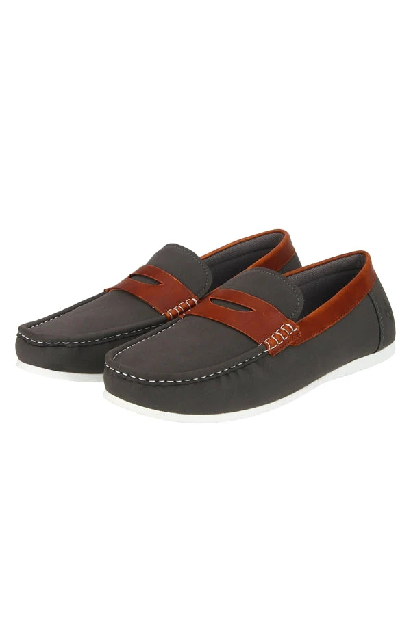 Men Maroon Loafers - Image 44
