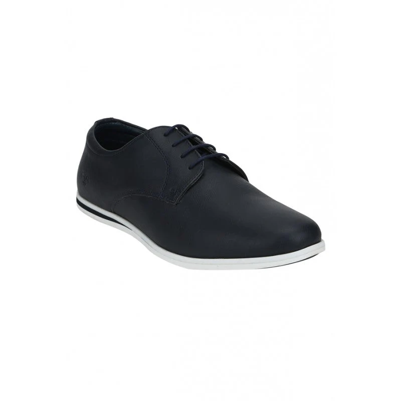 Men Navy Derby Shoes