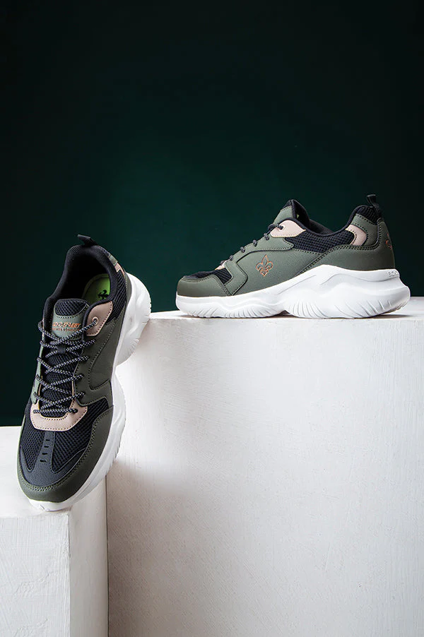 Men Olive Sneakers