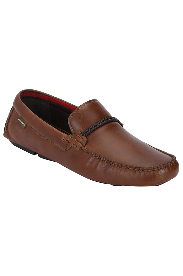 Men Tan Loafers