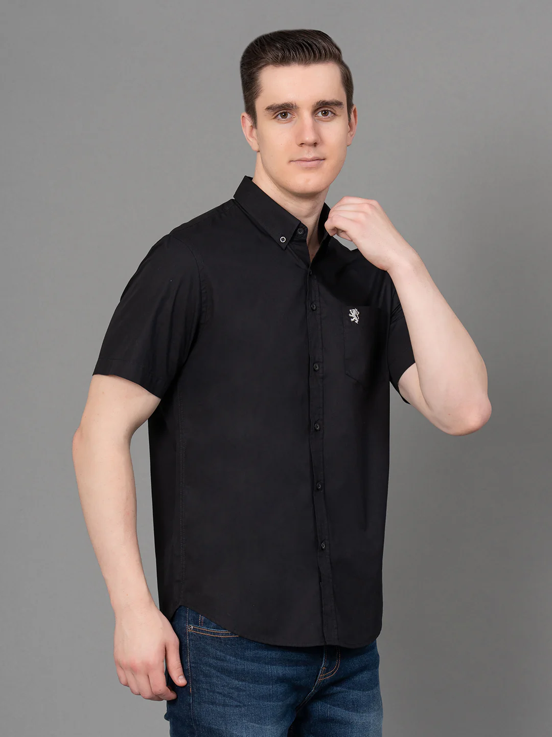 Casual Solid Shirt For Men - Image 2