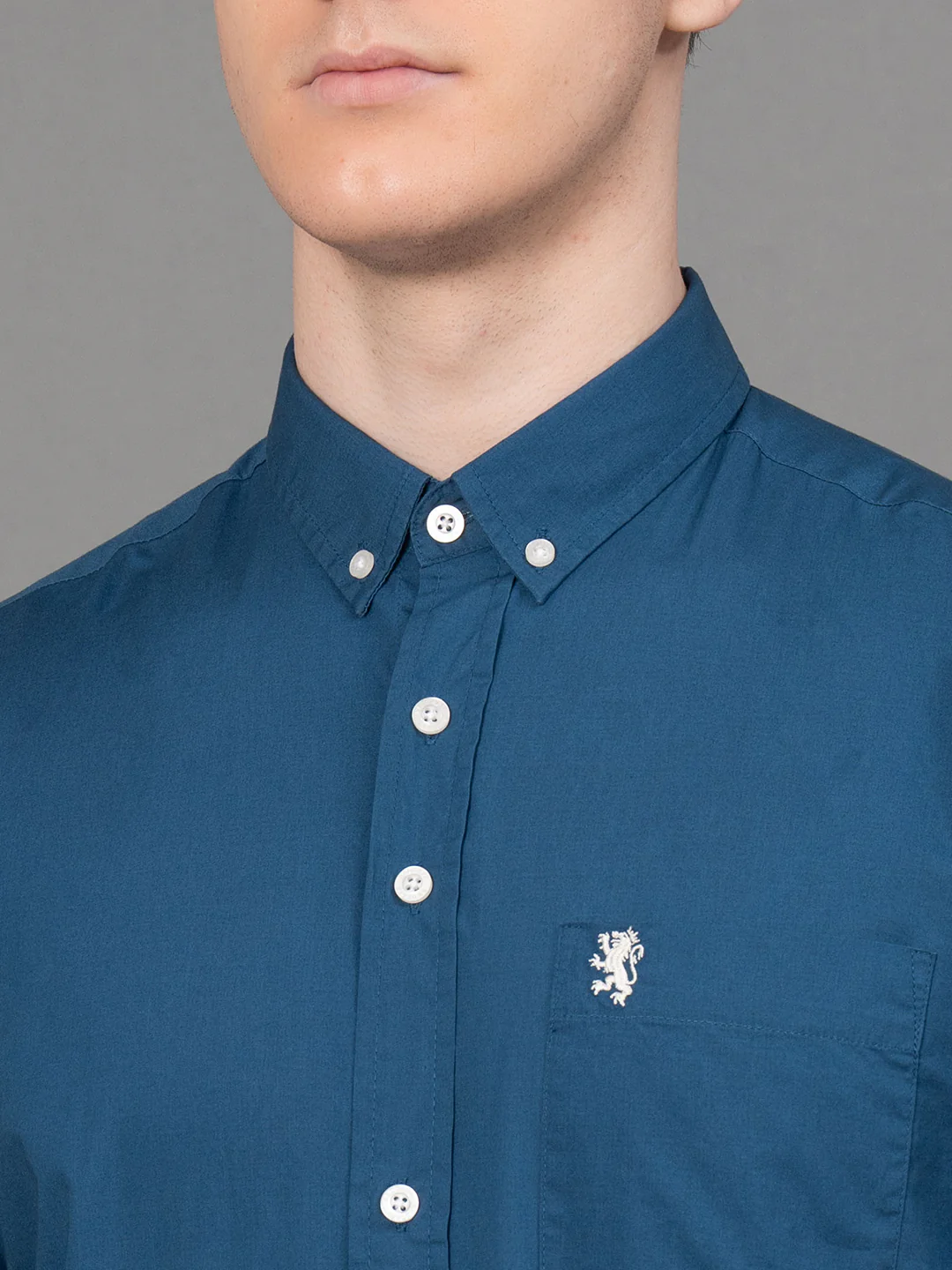 Casual Solid Shirt For Men - Image 4