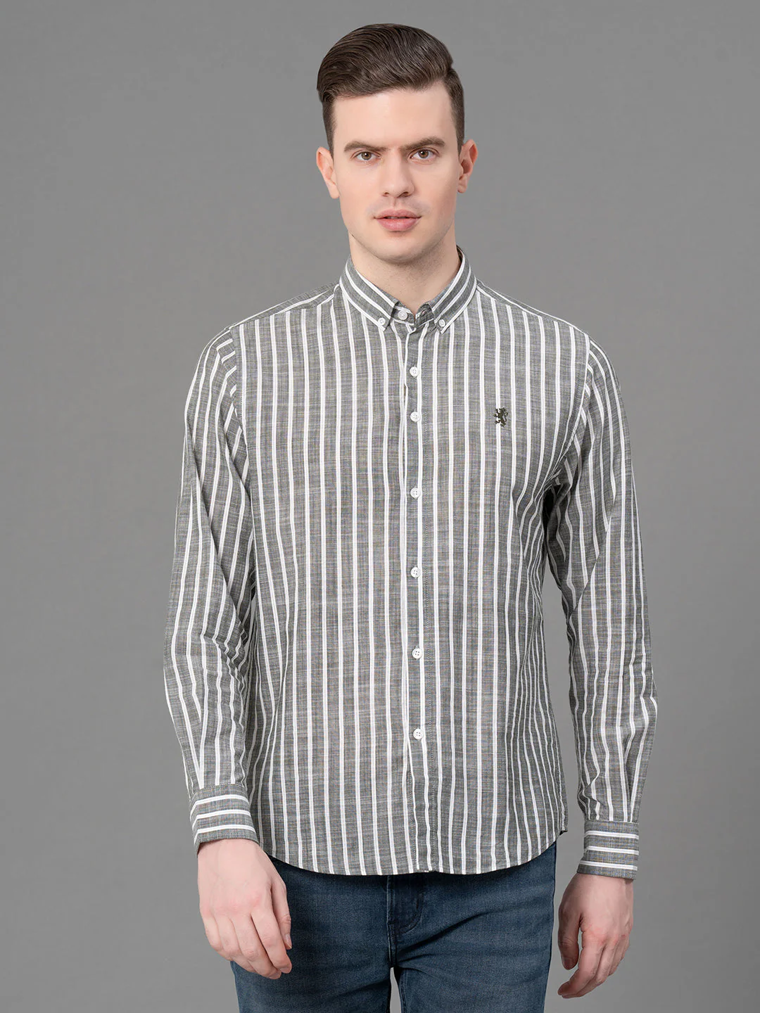 Casual Striped Shirt For Men