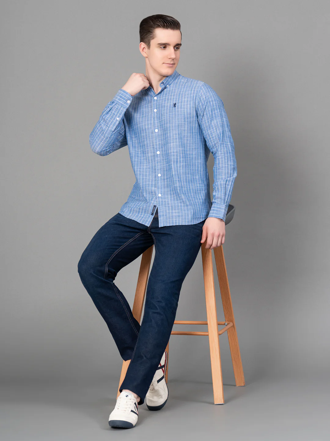 Casual Striped Shirt For Men - Image 5