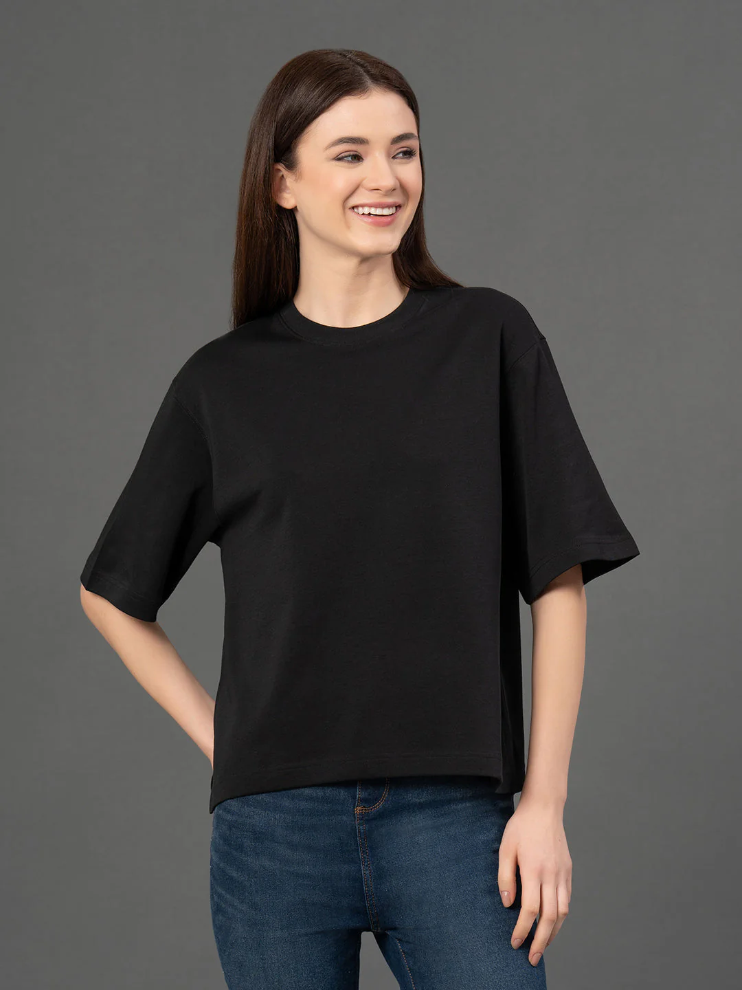 Classic Round Neck Oversized T-Shirt
