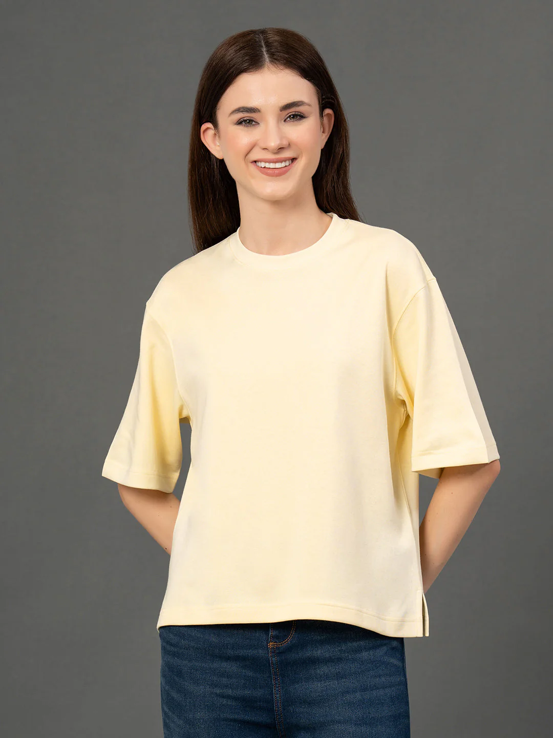 Classic Round Neck Oversized T-Shirt