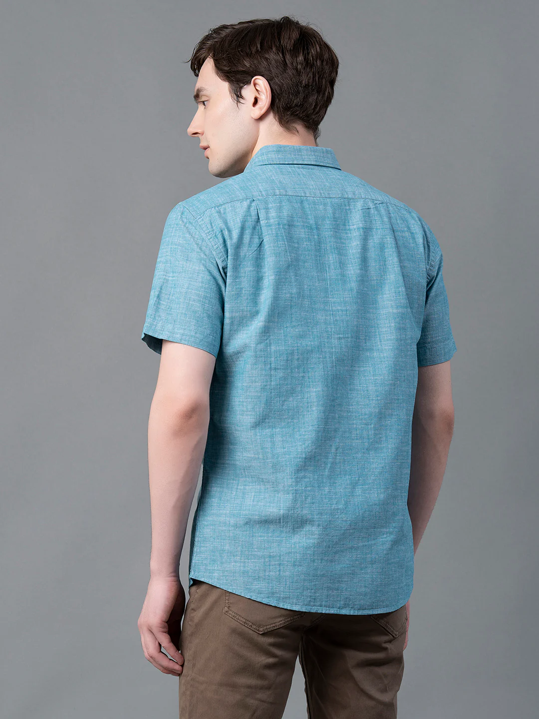 Cobalt Solid Shirt for Men - Image 3