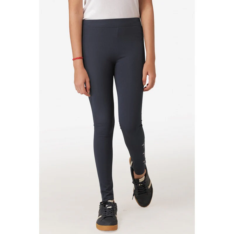 Girls Navy Jegging