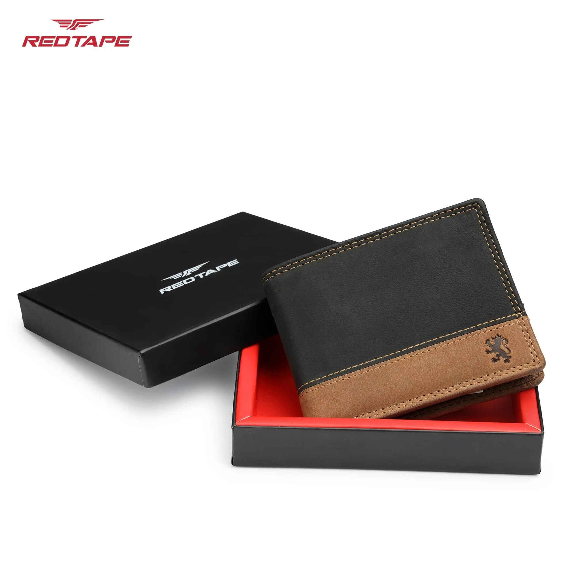 Green Tan Men's Leather Wallet