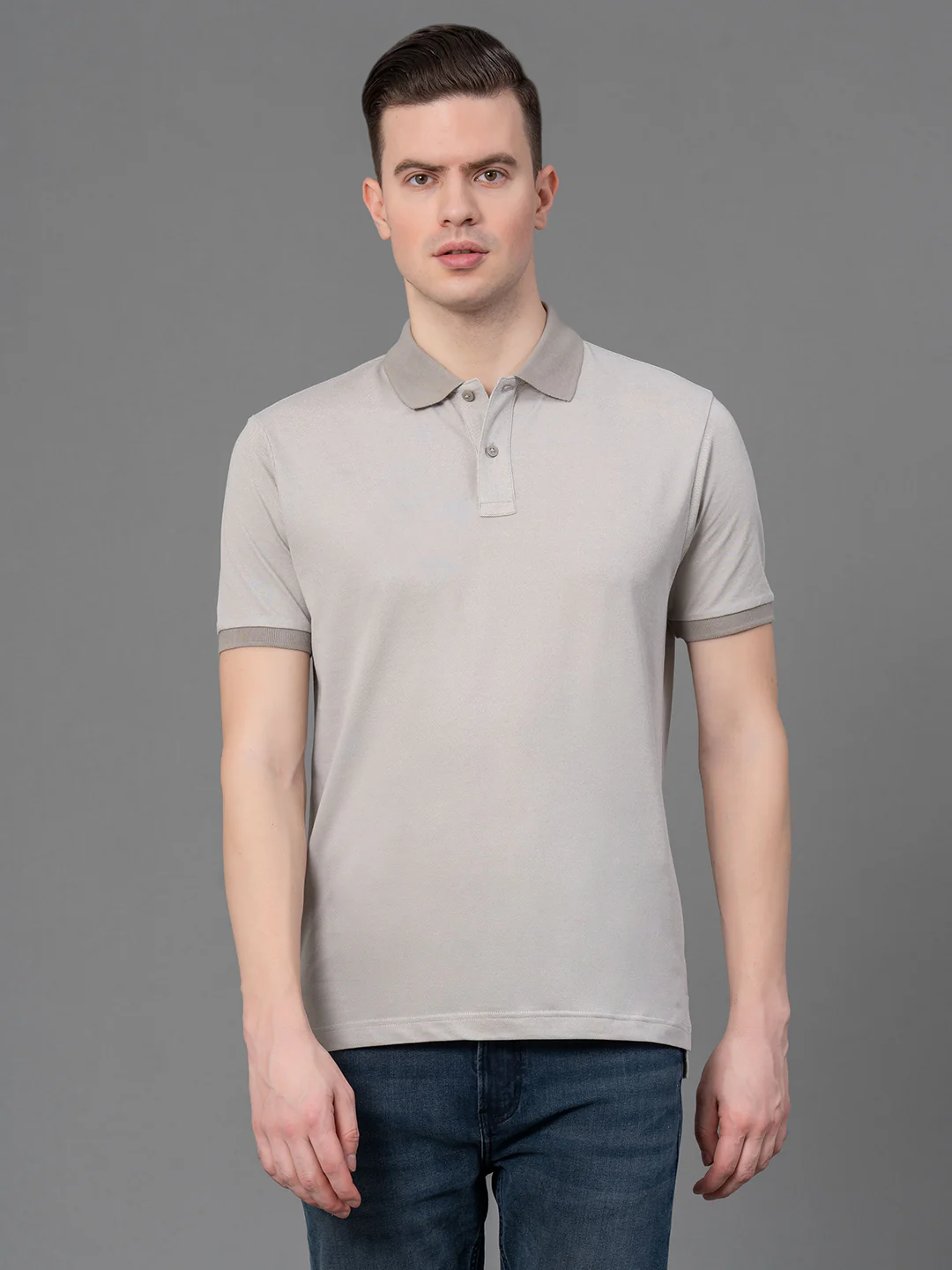 Melange Polo T-Shirt for Men