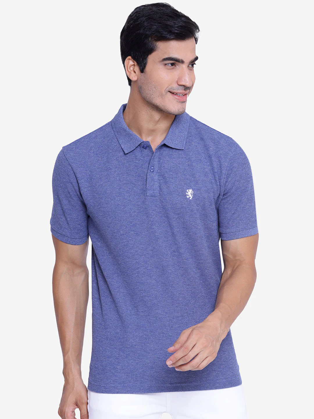 Melange Polo T-Shirt for Men