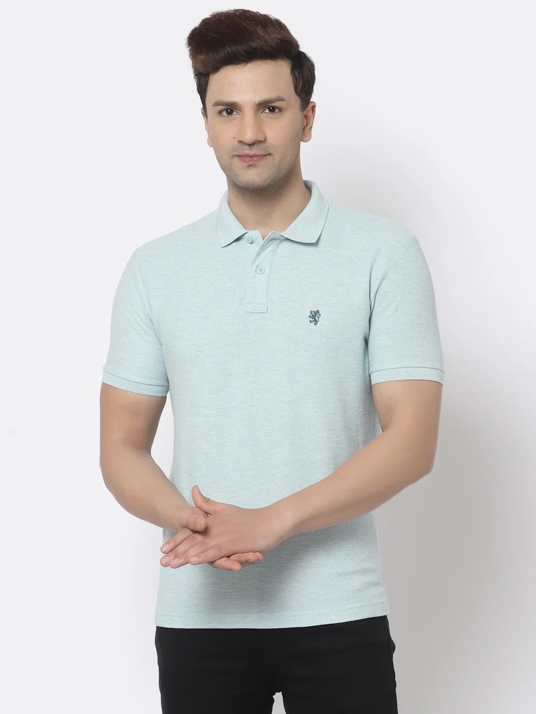Melange Polo T-Shirt for Men