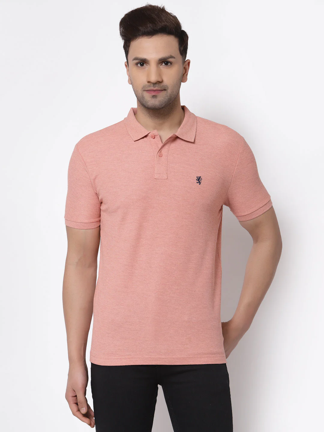 Melange Polo T-Shirt for Men