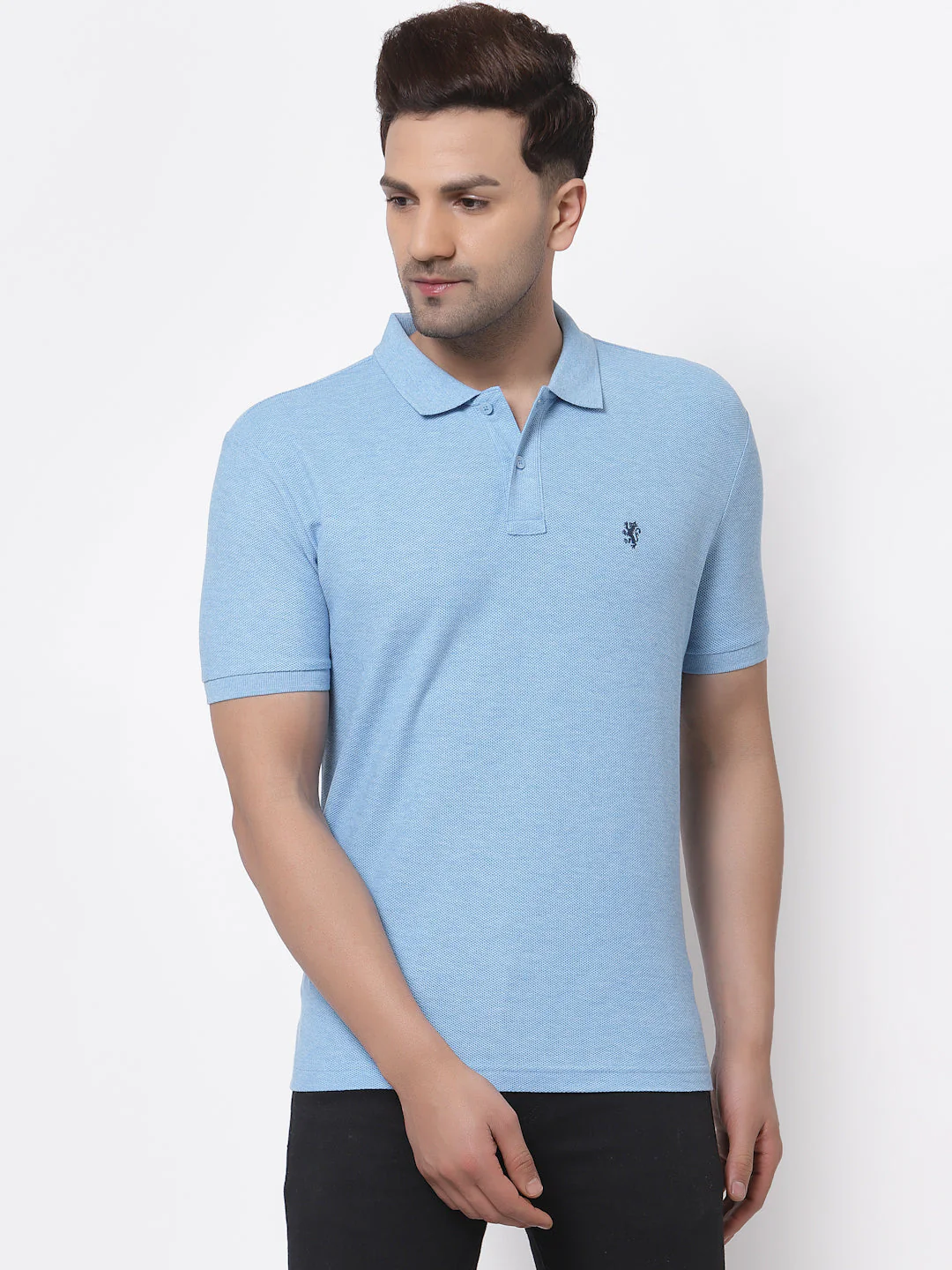 Melange Polo T-Shirt for Men