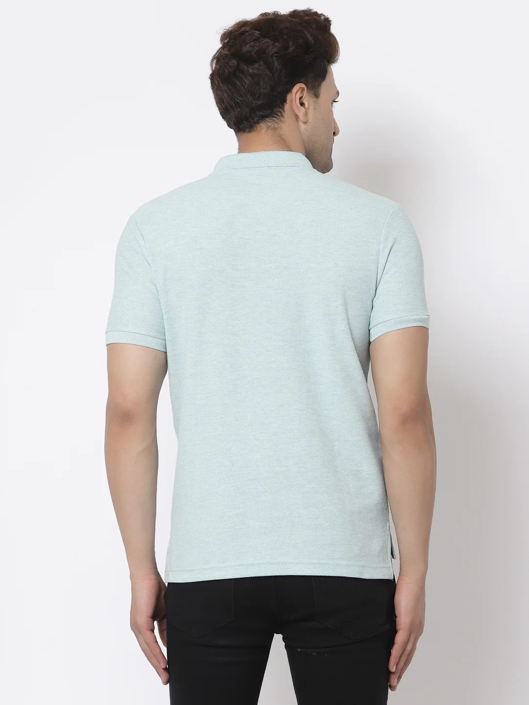 Melange Polo T-Shirt for Men - Image 3
