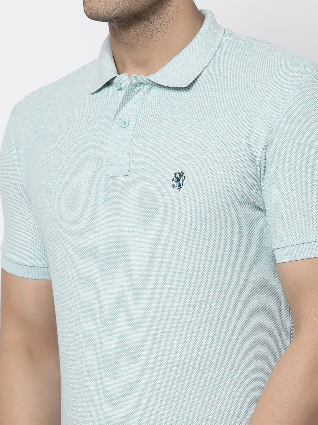 Melange Polo T-Shirt for Men - Image 4
