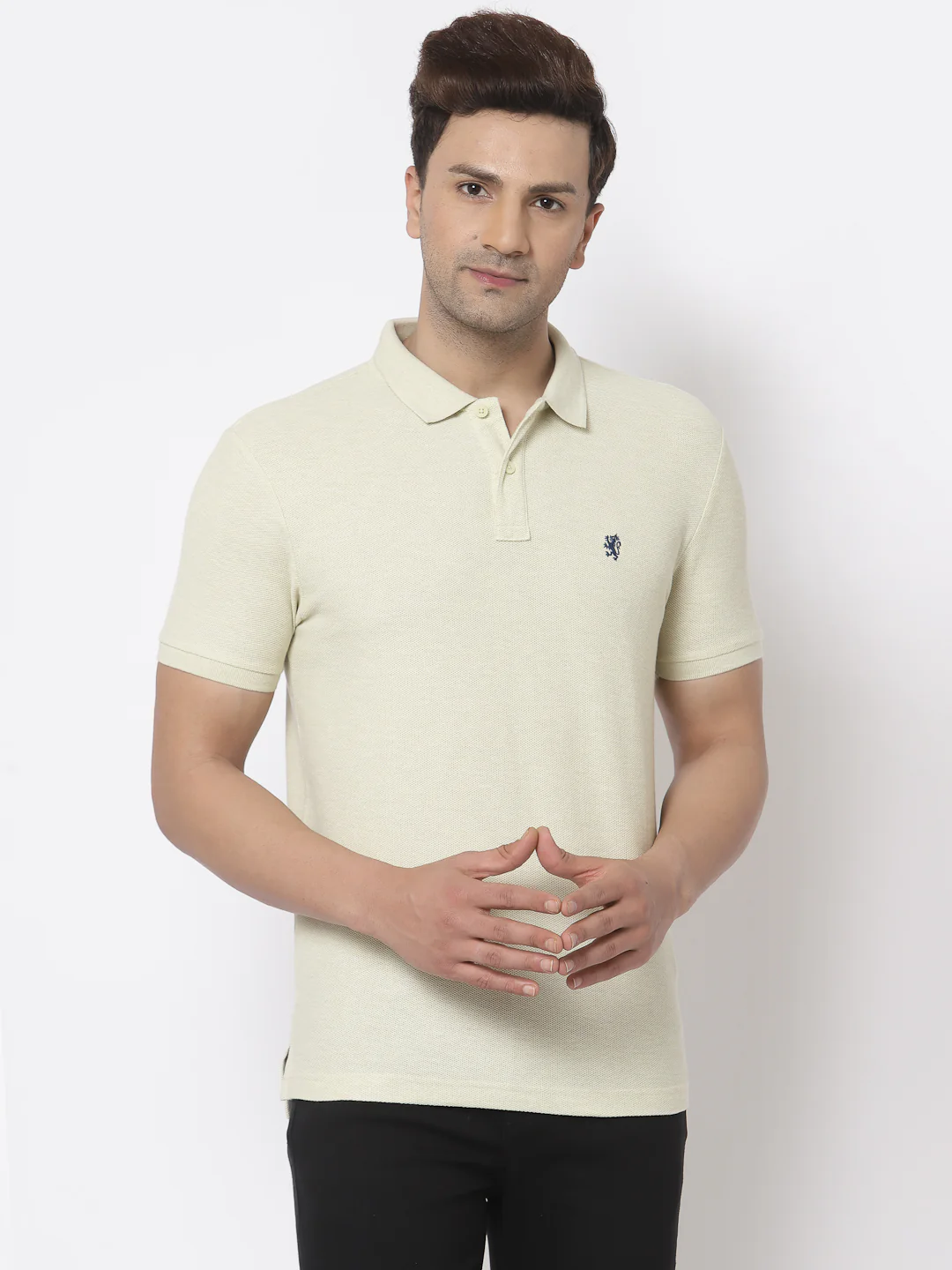 Melange Polo T-Shirt for Men