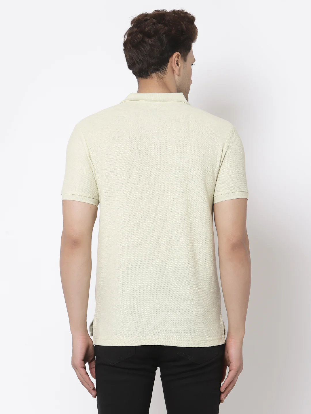 Melange Polo T-Shirt for Men - Image 3