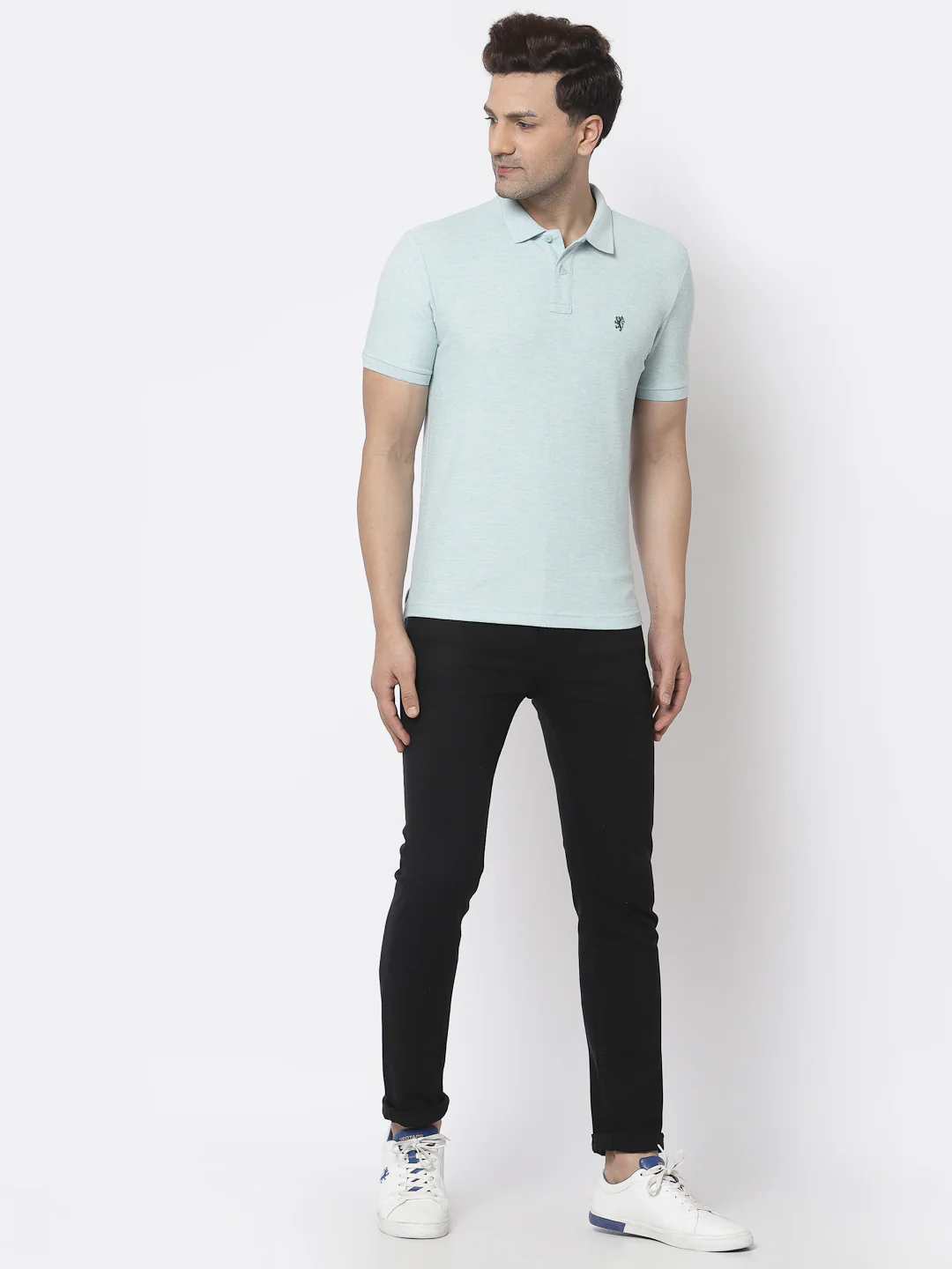 Melange Polo T-Shirt for Men - Image 5