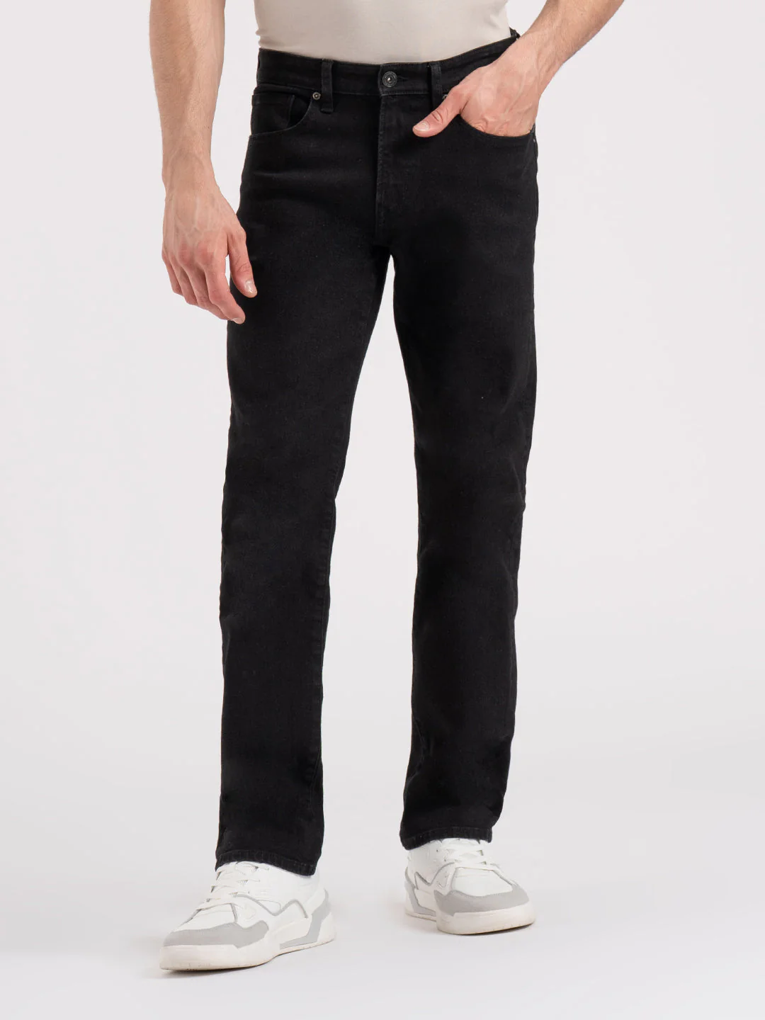 Menâ€™s Straight Fit Denim Jeans