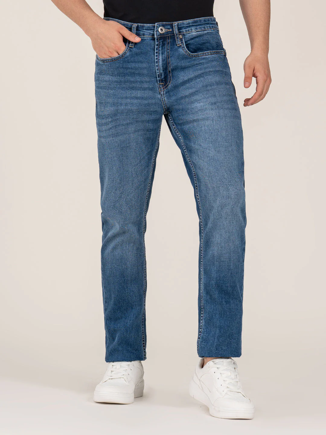 Men's Straight Fit Jeans for Classic Everyday Style