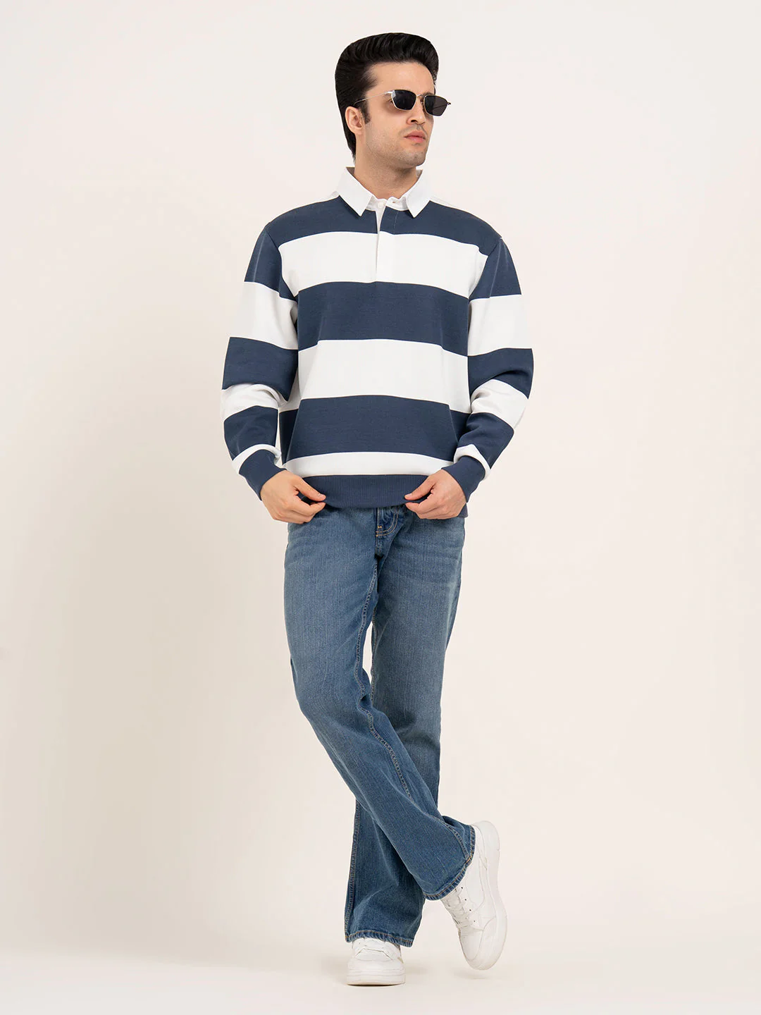 Men's Striped Sweatshirt