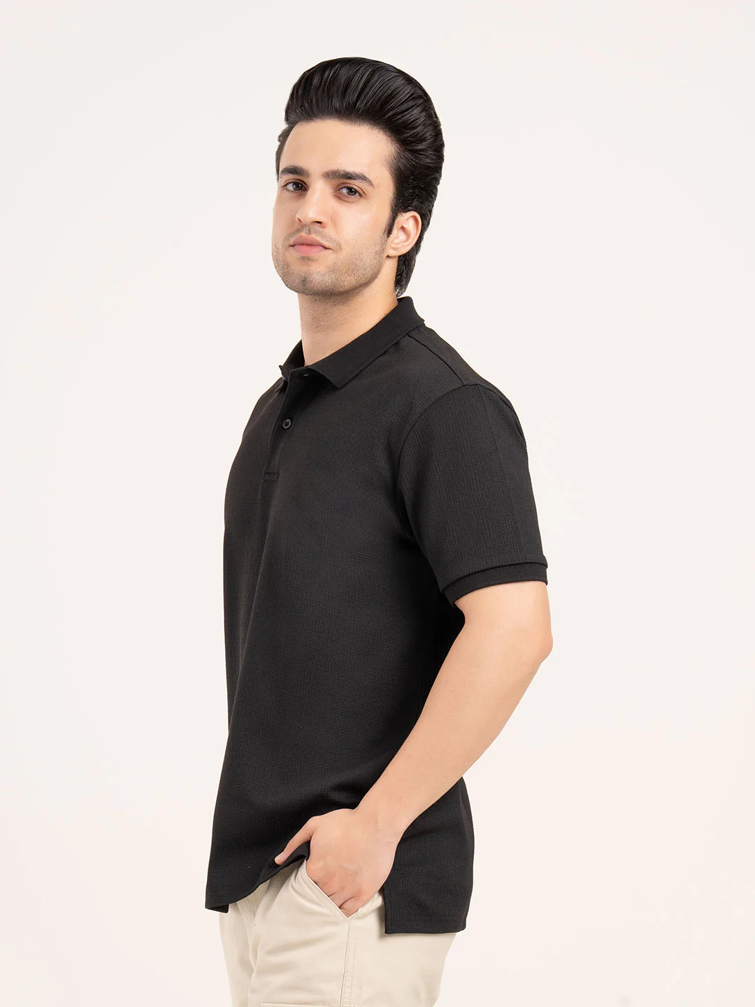 Men’s Structure Polo T-Shirt - Image 4