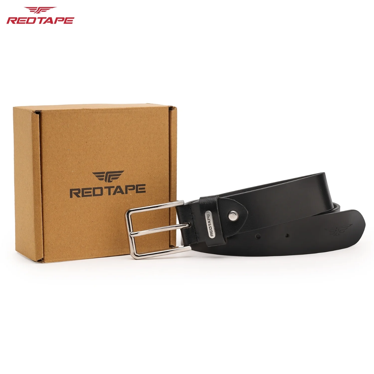 Men's Black Formal Leather Belt
