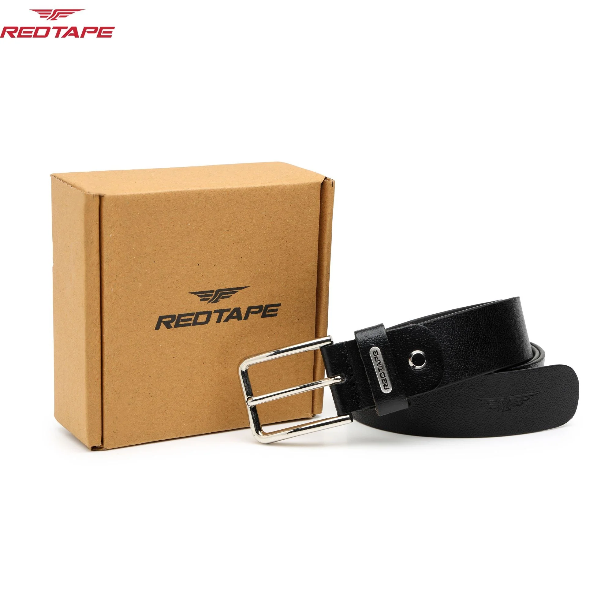 Men's Black Formal Leather Belt