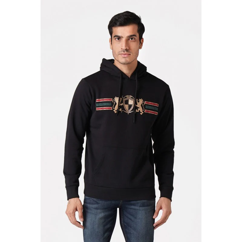 Mens Black Hoodie