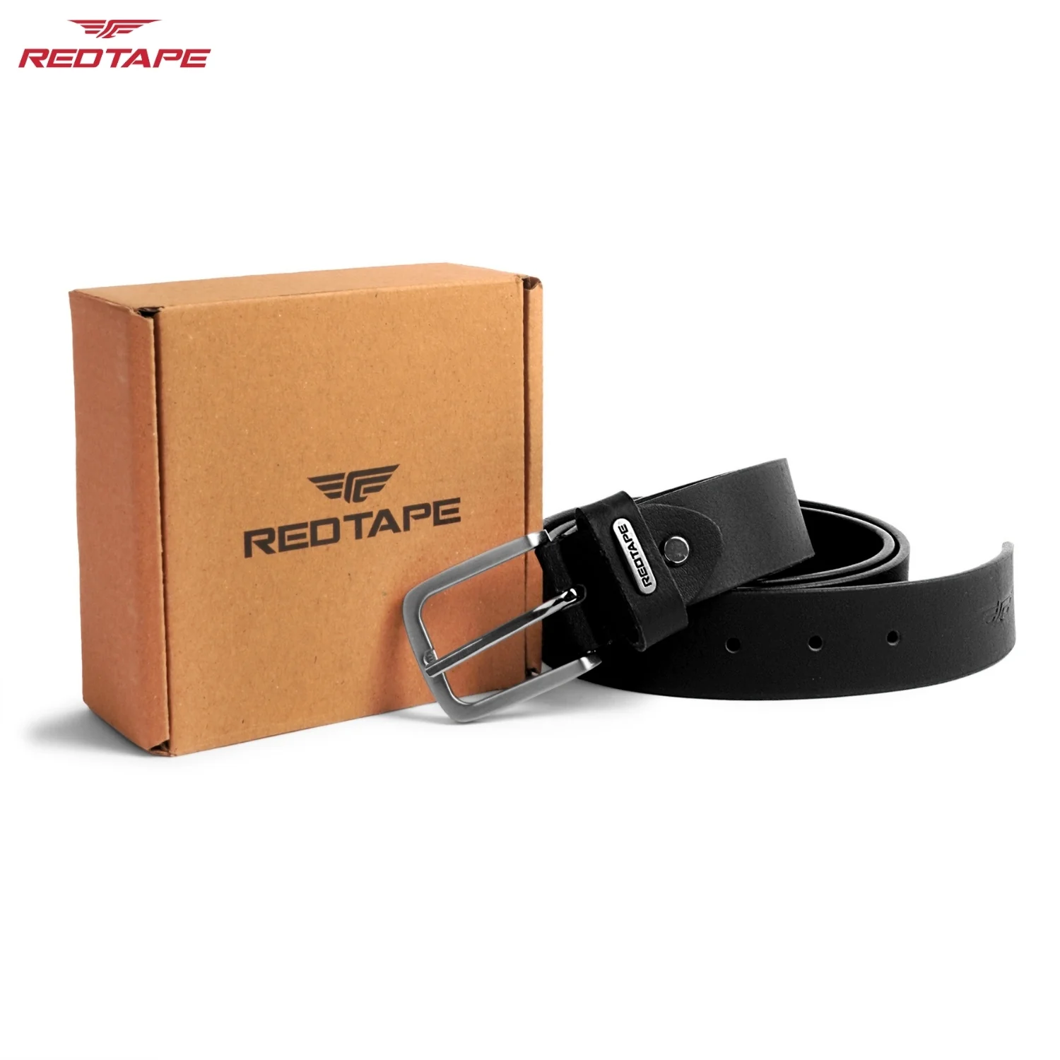 Men's Black Leather Belt
