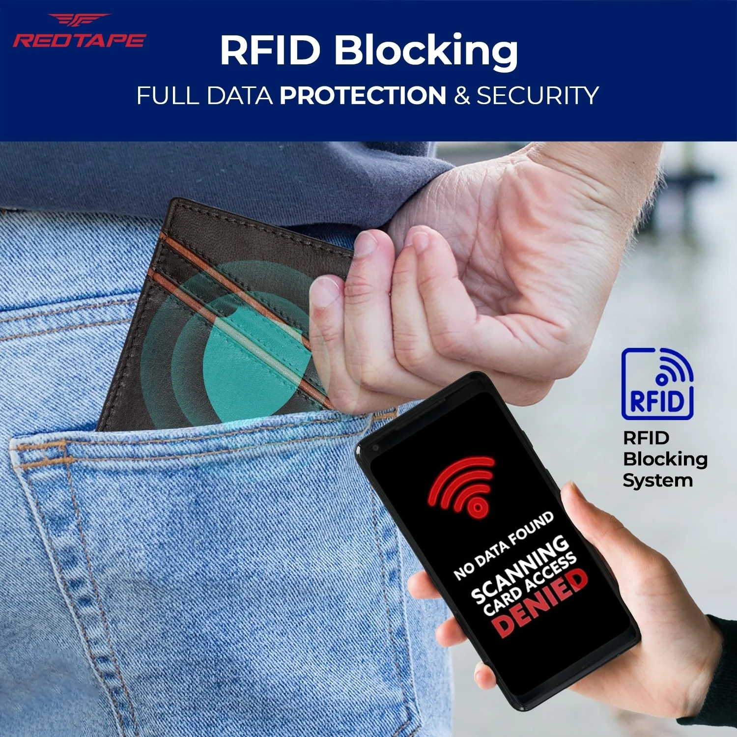 Mens Brown Tan Leather Wallet - Image 6