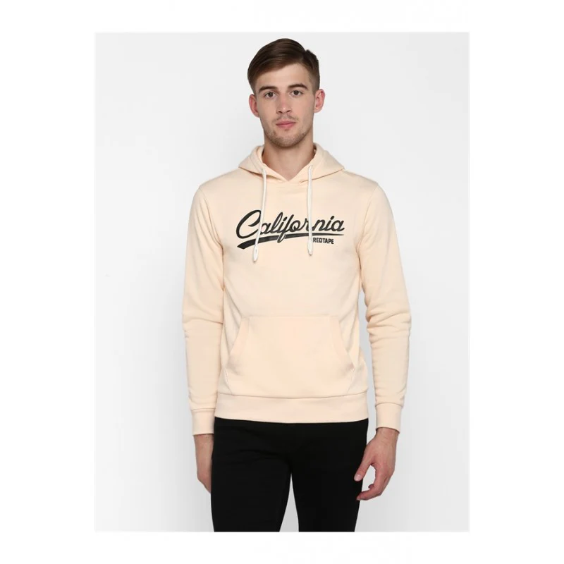 Mens Ecru Hoodie