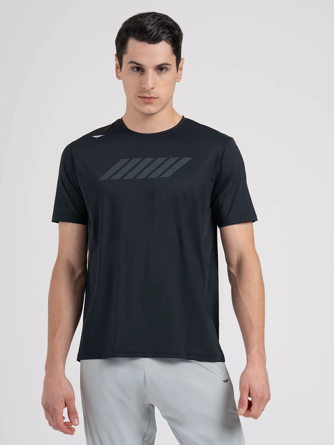 Men's Graphic Round Neck Activewear T-Shirt