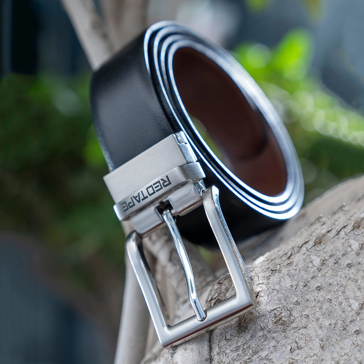 Men's Reversible Leather Belt