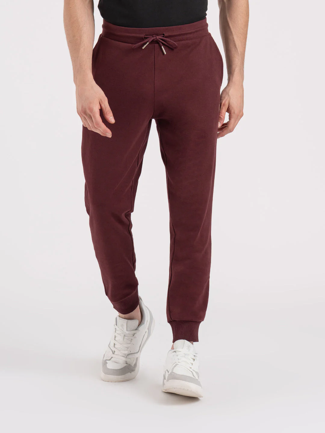 Men's Stretched Solid Joggers