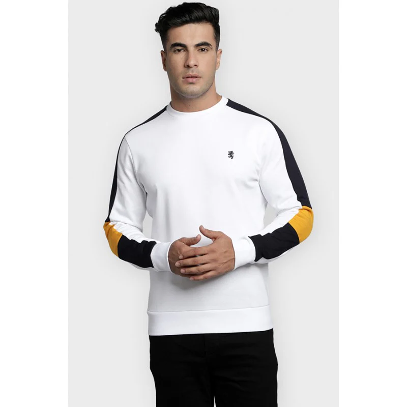 Mens White Sweatshirt