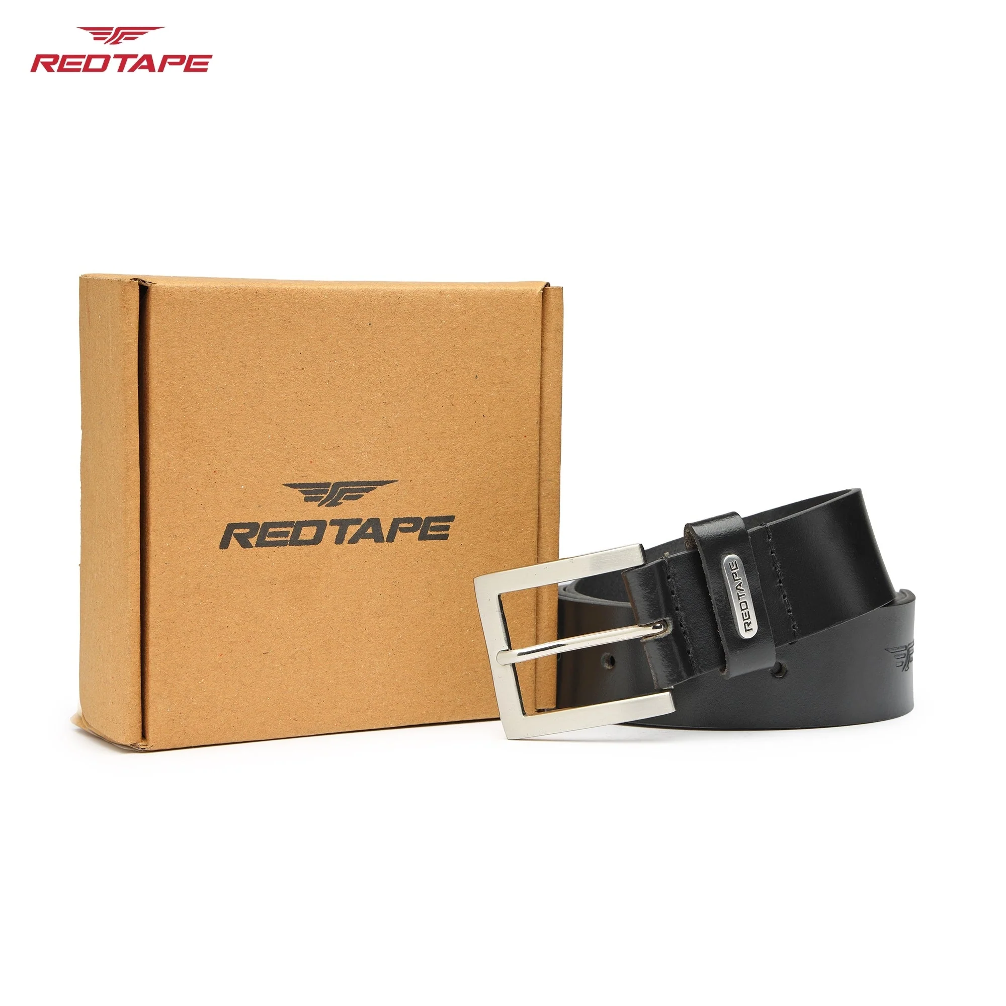 Men's Black Formal Leather Belt